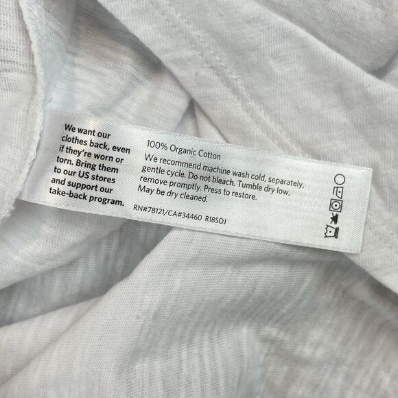 Eileen Fisher Organic Cotton Top Women's Size XS Minimalist Casual Capsule - Picture 14 of 15